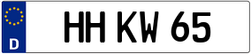 Truck License Plate